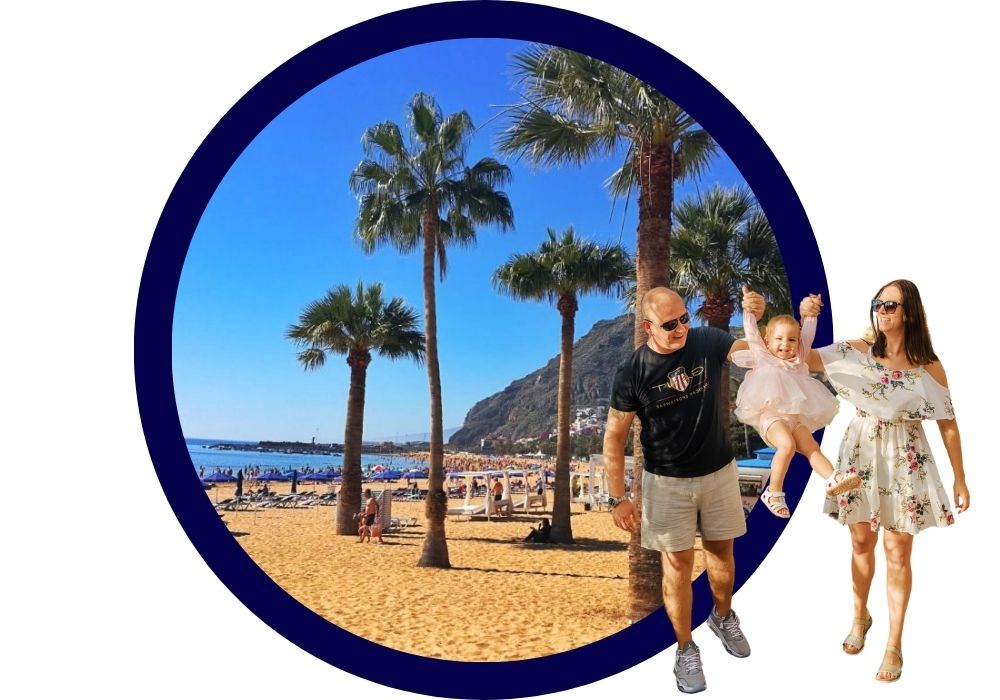 Családi nyaralás - homokos tengerpart - játszóterek - Holiday in Tenerife.eu